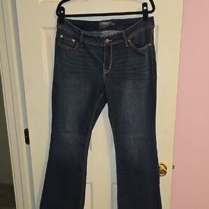 Torrid Dark Blue Flare Jeans